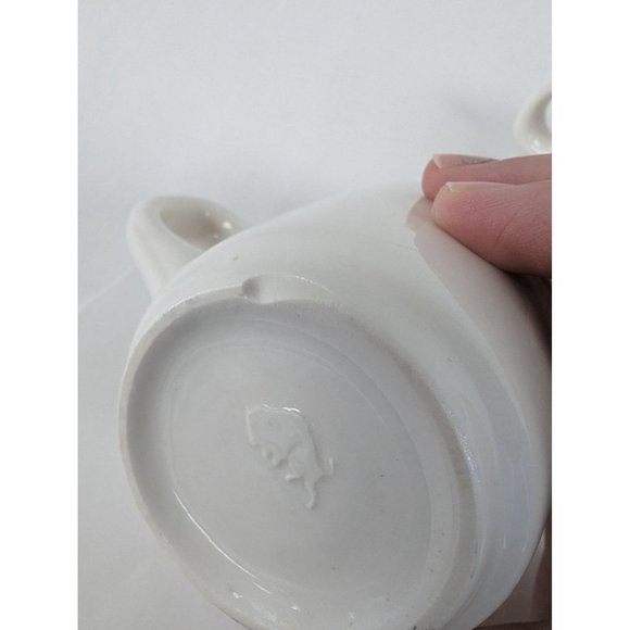 Set of 4 Buffalo China USA Heavy Restaurant Ware Coffee Cups Mugs - Picture 7 of 7